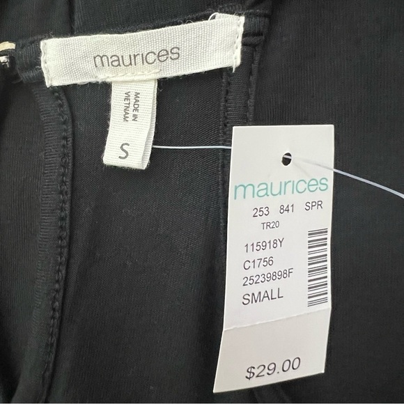 NWT MAURICES Women’s Pullover Sleeveless Top Sz Small Multi Colors Lined - Picture 5 of 12